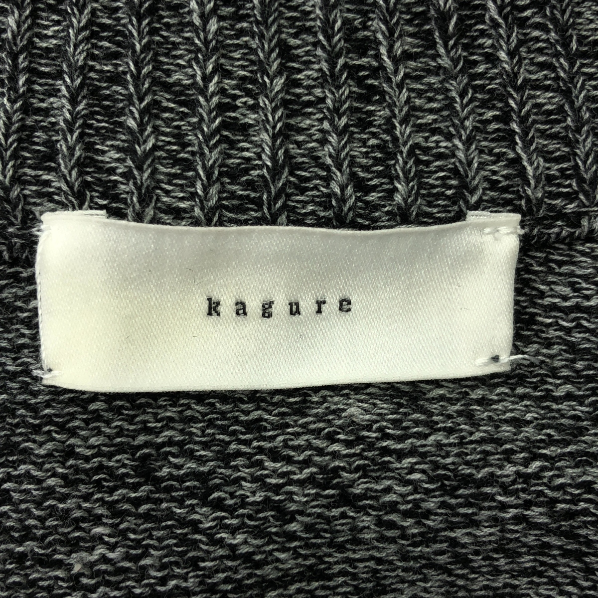 kagure / かぐれ ドライコットン ノースリーブ ニット カーディガン