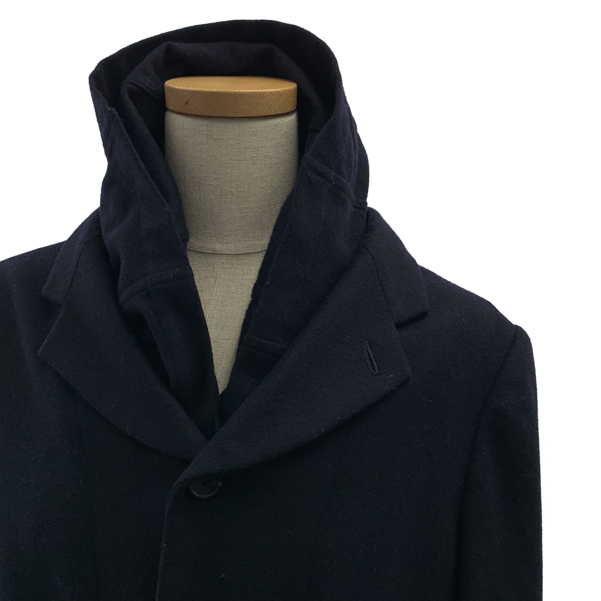 COMME des GARCONS COMME des GARCONS / コムコム ウール 変形 オーバーシルエット レイヤード コート