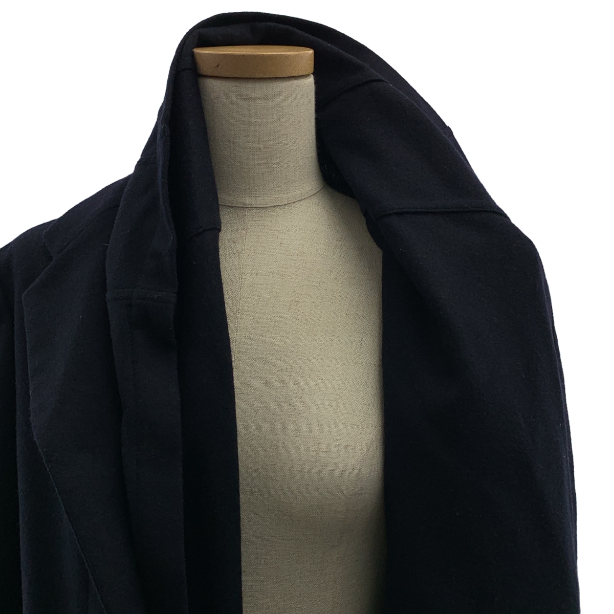 COMME des GARCONS COMME des GARCONS / コムコム ウール 変形 オーバーシルエット レイヤード コート