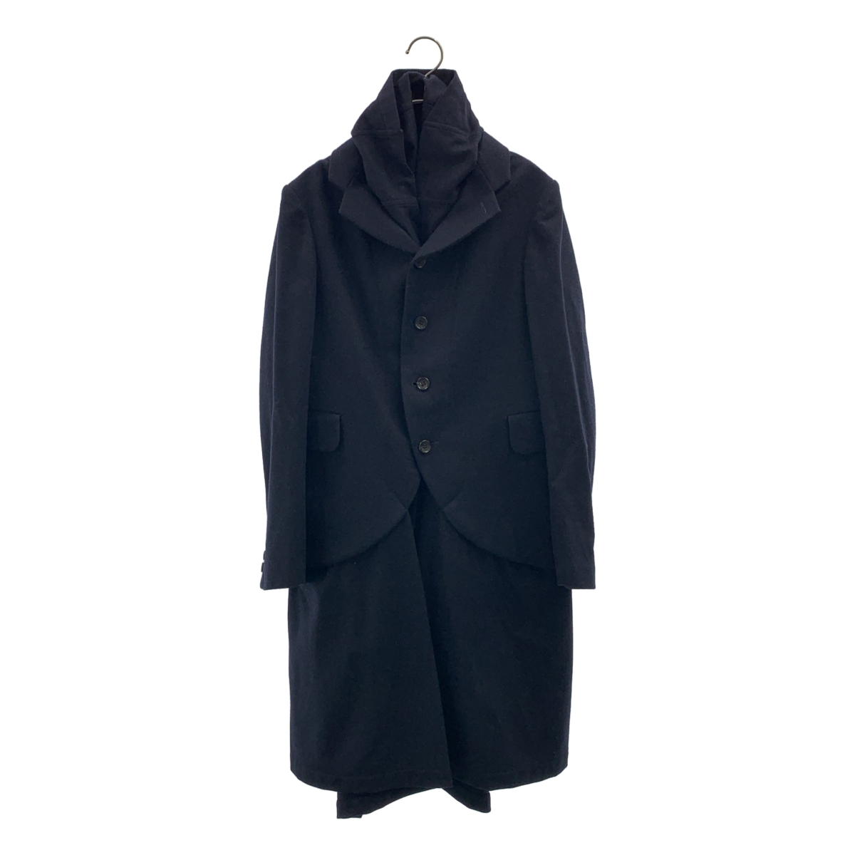 COMME des GARCONS COMME des GARCONS / コムコム ウール 変形 オーバーシルエット レイヤード コート