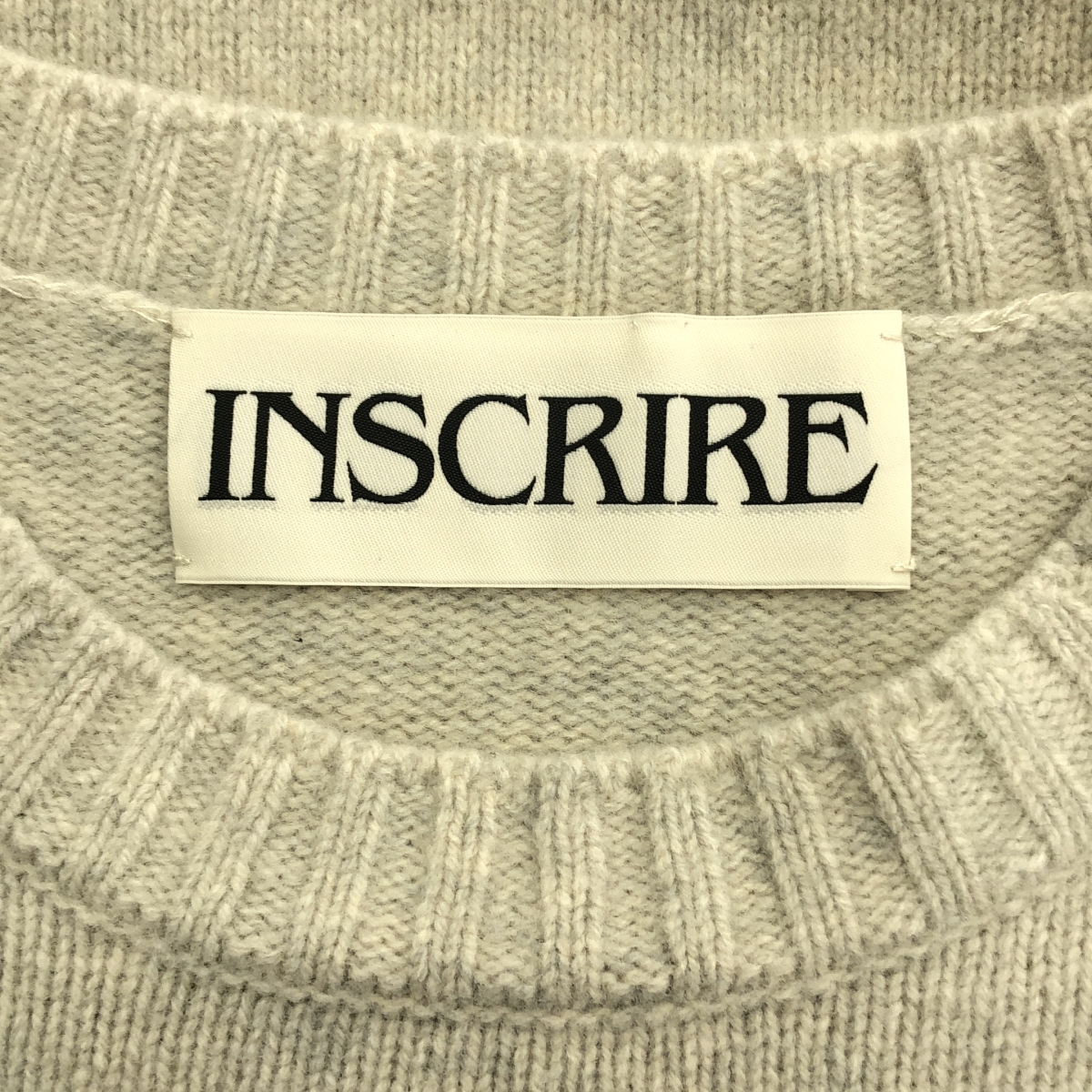 INSCRIRE / アンスクリア ウール カットアウト オーバー ニット セーター