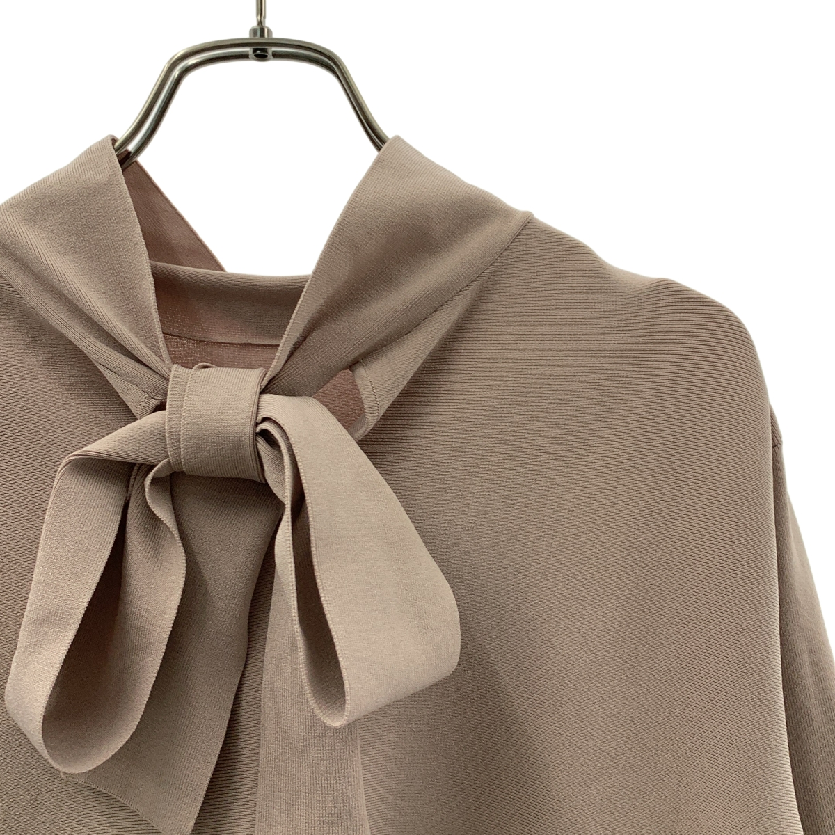 ADORE / アドーア バックリボン フレアスリーブ 7分袖 ニット カットソー