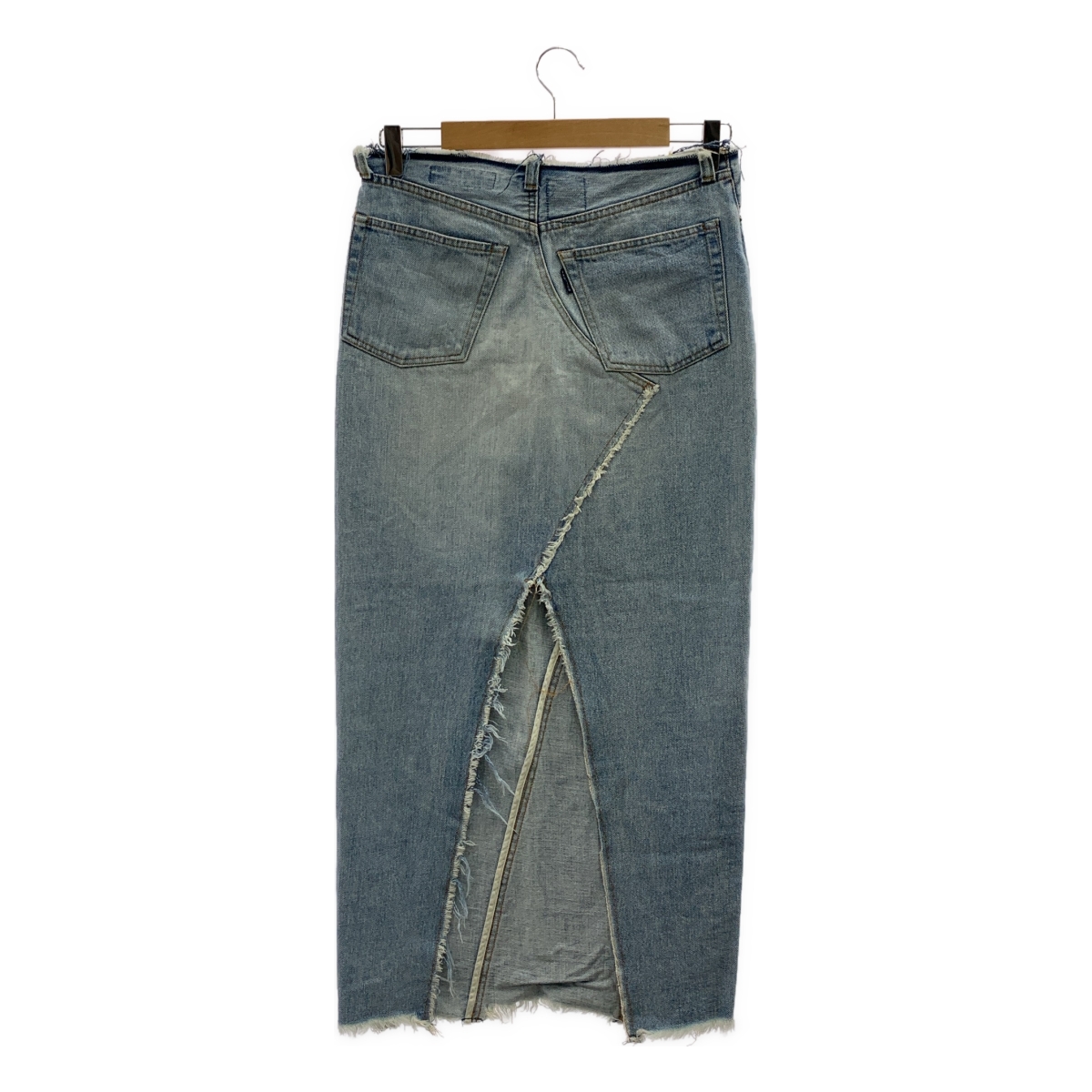 MADISON BLUE / マディソンブルー ヴィンテージ加工 カットオフ バックスリット デニムスカート