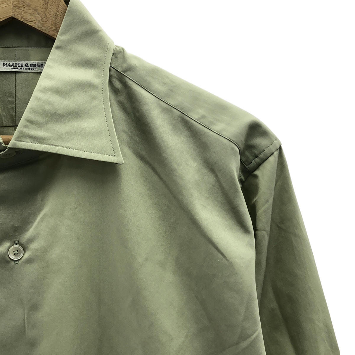 MAATEE&SONS / マーティー&サンズ LYAN FINECOTTON SHIRT ライアン ファインコットン シャツ