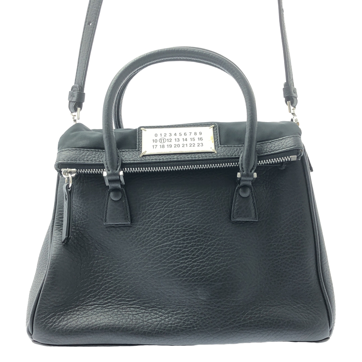 Maison Margiela / メゾンマルジェラ 5AC / ファイブエーシー 2way ショルダー付き レザー ハンドバッグ