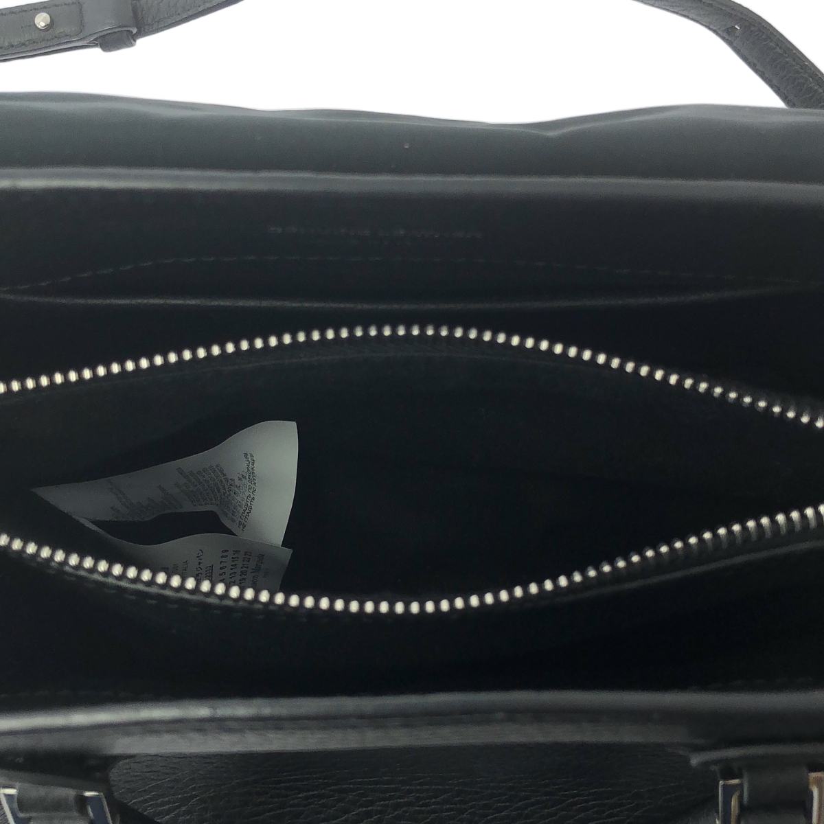 Maison Margiela / メゾンマルジェラ 5AC / ファイブエーシー 2way ショルダー付き レザー ハンドバッグ