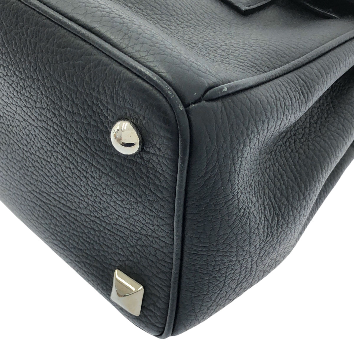 Maison Margiela / メゾンマルジェラ 5AC / ファイブエーシー 2way ショルダー付き レザー ハンドバッグ