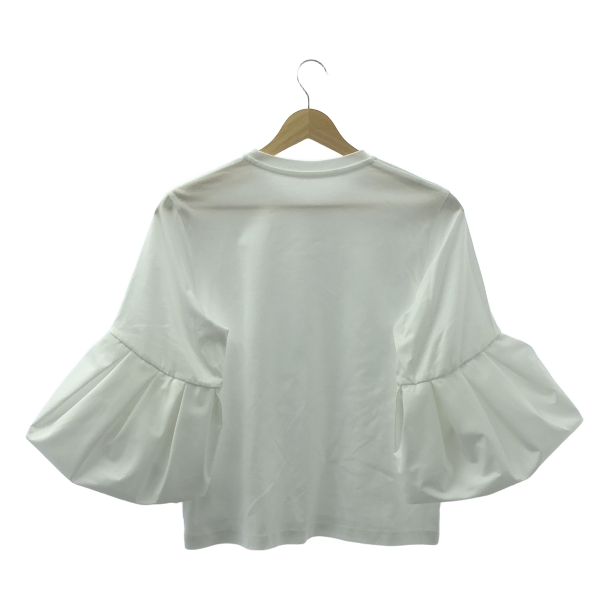 BARNEYS NEWYORK / バーニーズニューヨーク コットン バルーンスリーブ 切替 Tシャツ