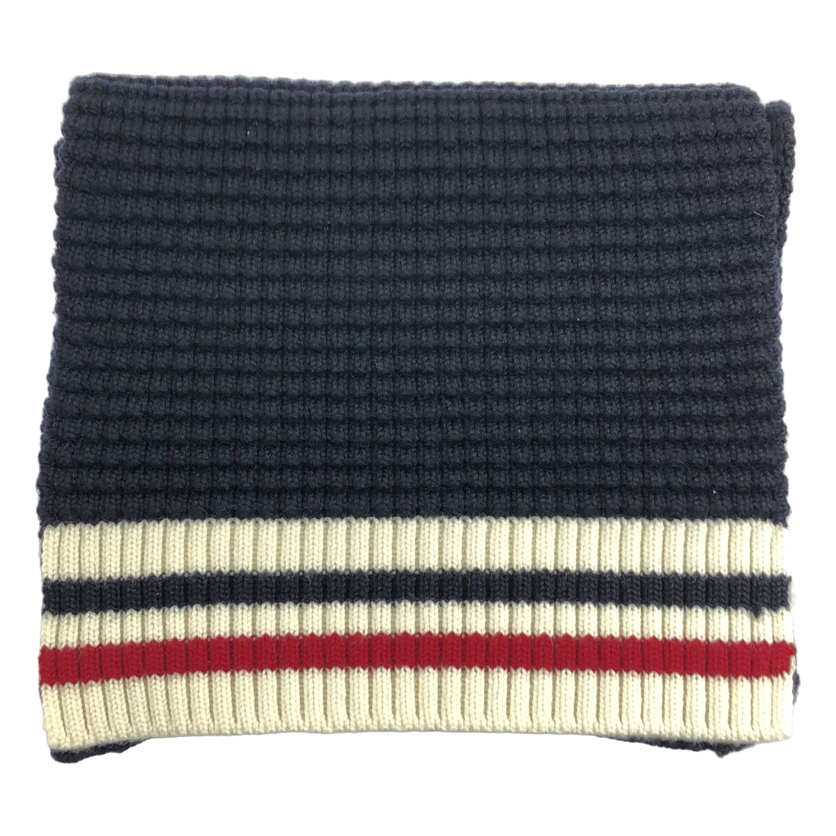 MONCLER / モンクレール SCIARPA TRICOT ウール トリコロール マフラー