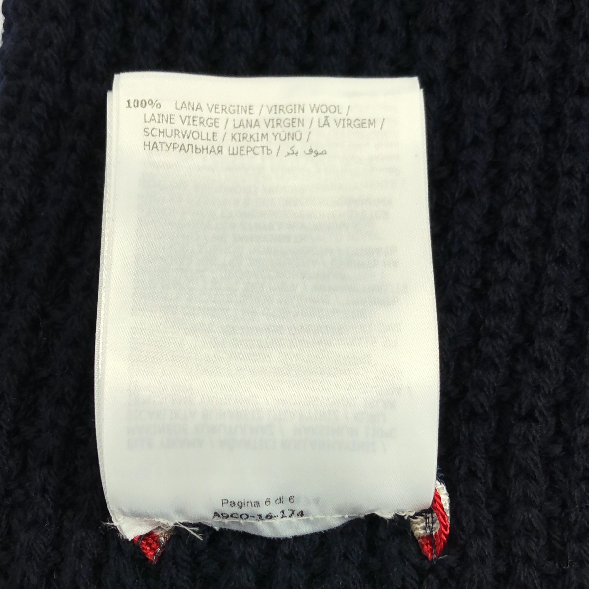 MONCLER / モンクレール SCIARPA TRICOT ウール トリコロール マフラー