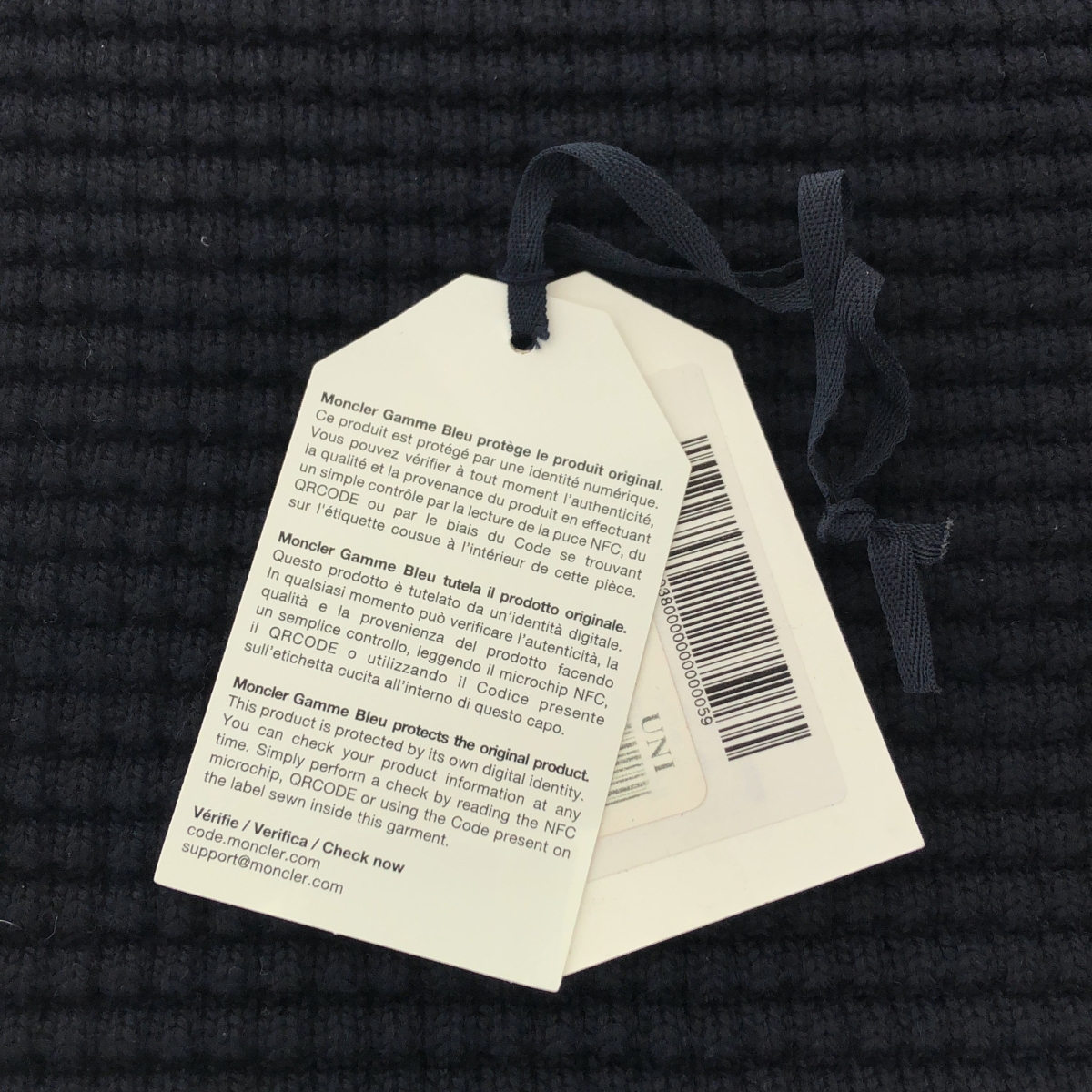 MONCLER / モンクレール SCIARPA TRICOT ウール トリコロール マフラー