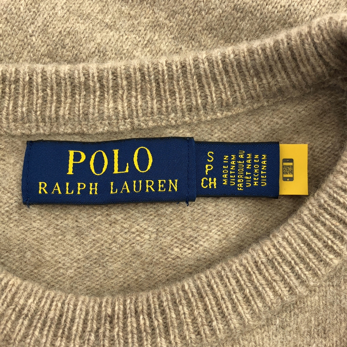 POLO RALPH LAUREN / ポロラルフローレン ウール クルーネックニット