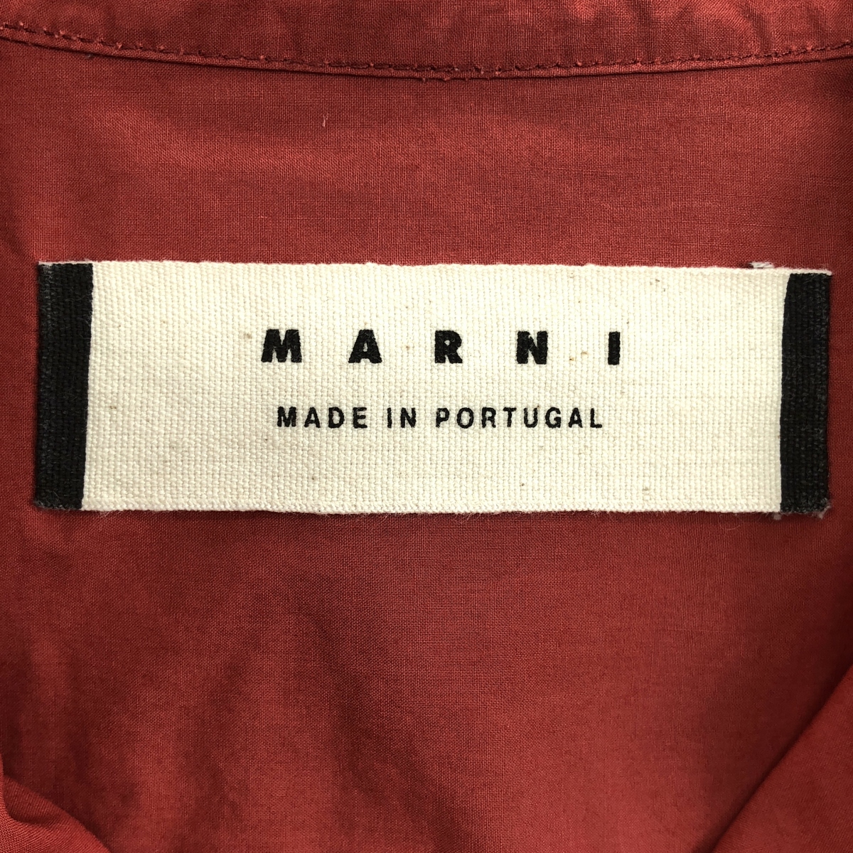 MARNI / マルニ コットン バンドカラー プルオーバー シャツ