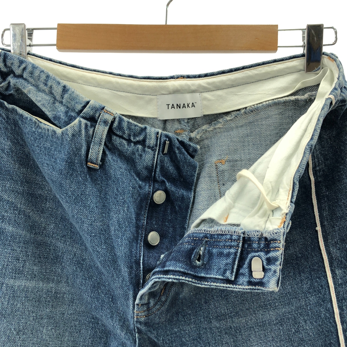 TANAKA / タナカ THE SELVEDGE JEAN TROUSERS セルビッチ サイドライン デニムパンツ