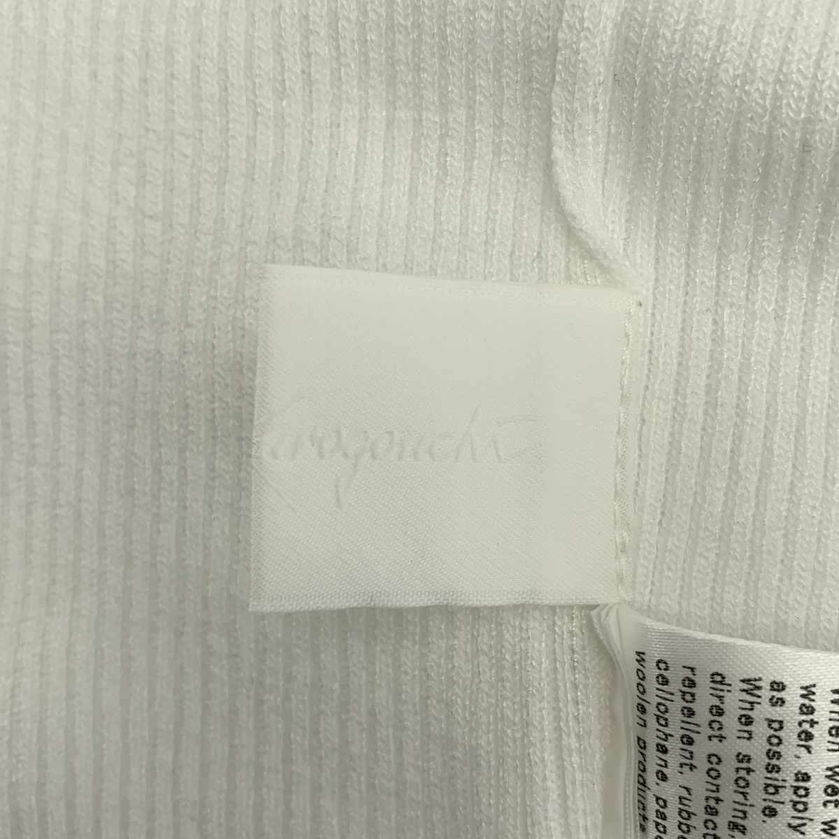 Mame Kurogouchi / マメクロゴウチ Kintsugi High Neck Knitted Top / レーヨン ナイロン ハイネック リブ ニット