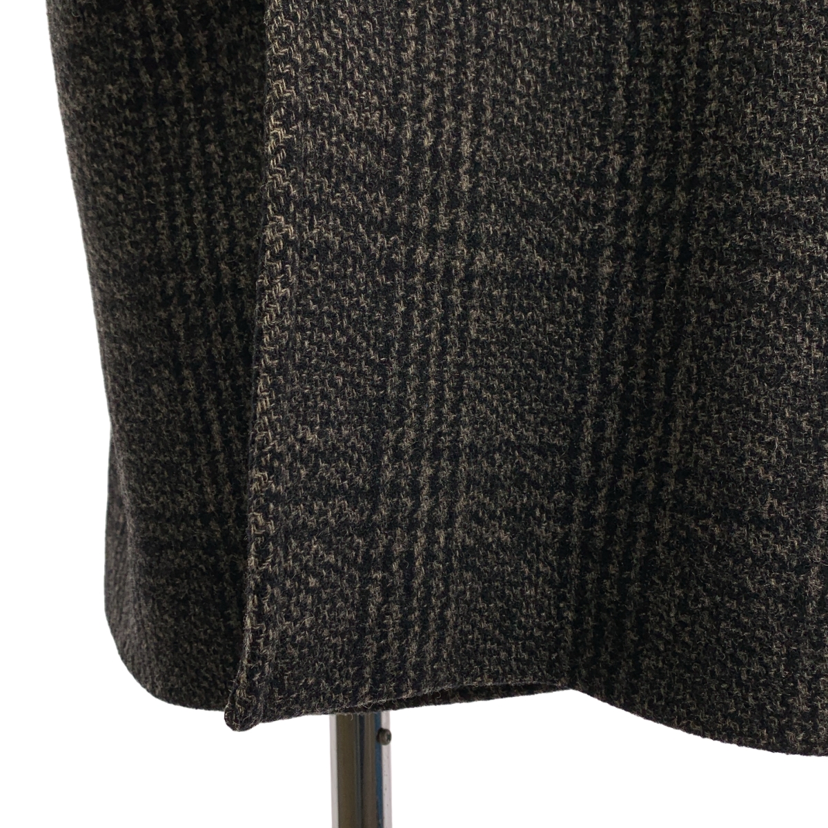 その他 LARA CHECK COAT ウール チェック ベルテッドコート