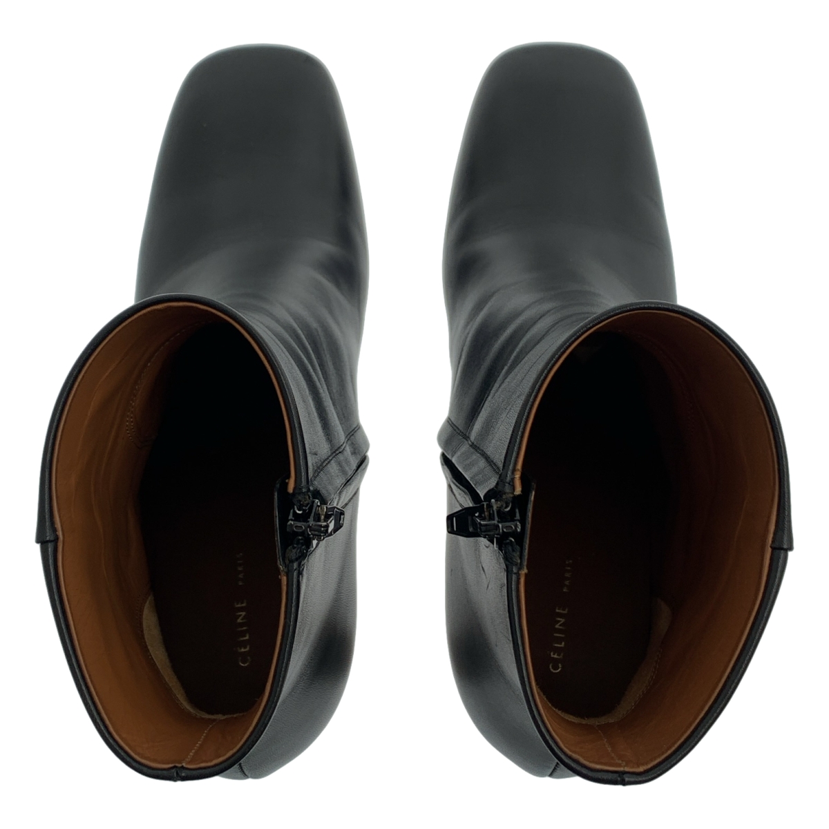 CELINE / セリーヌ フィービー期 BAMBAM バンバン レザー ヒールブーツ