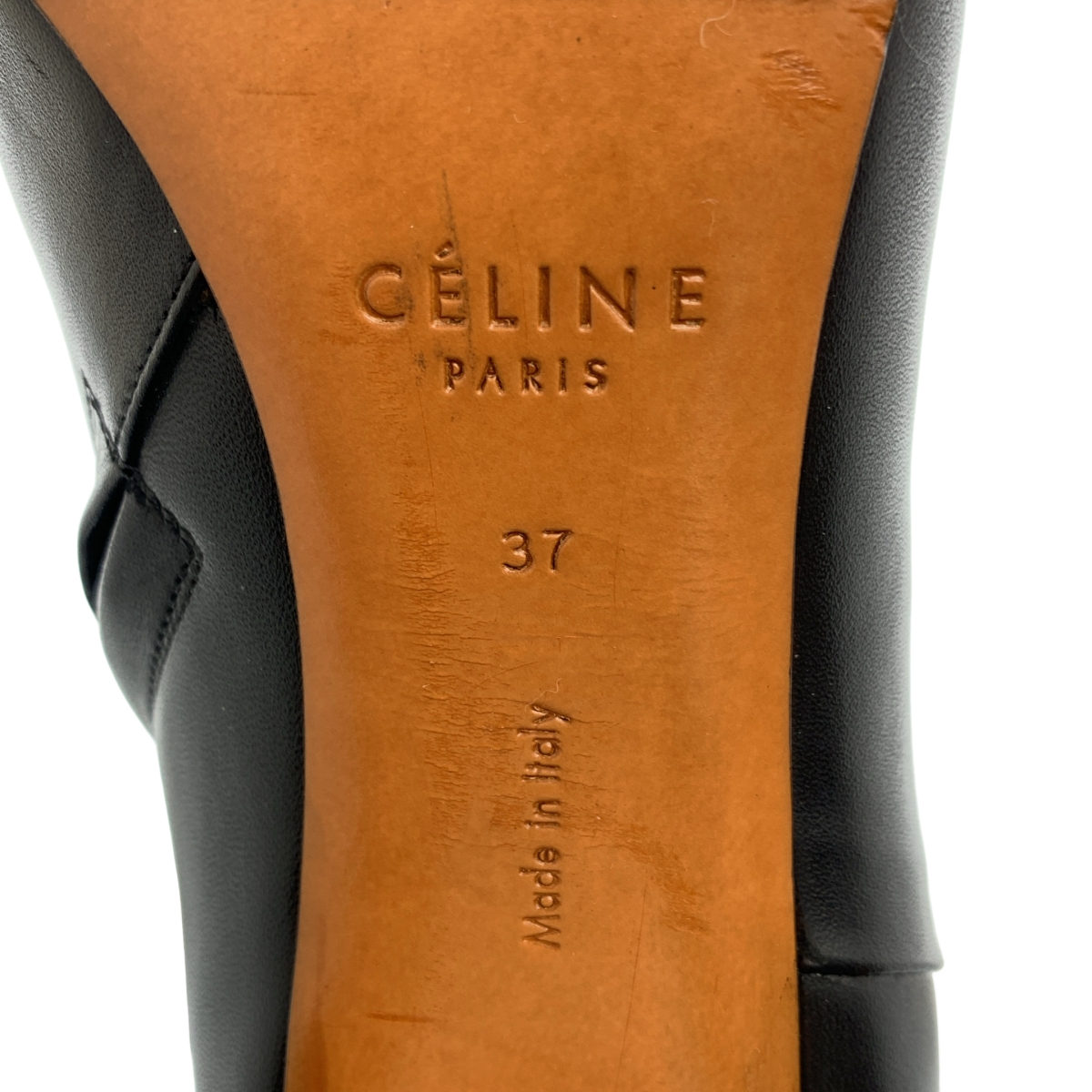 CELINE / セリーヌ フィービー期 BAMBAM バンバン レザー ヒールブーツ