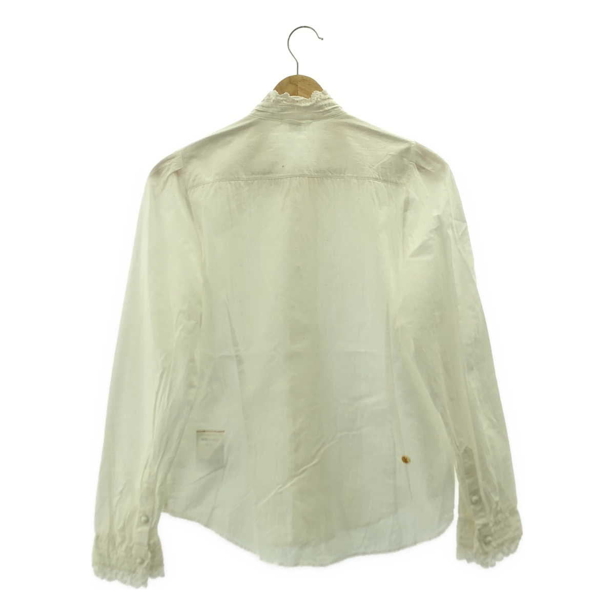 45r / フォーティファイブアール レース ピンタック シャツ