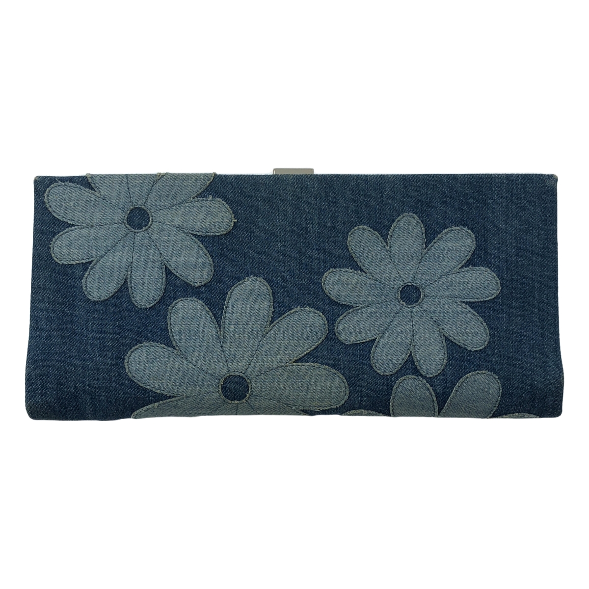 Roger Vivier / ロジェ・ヴィヴィエ フラワー デニム クラッチバッグ