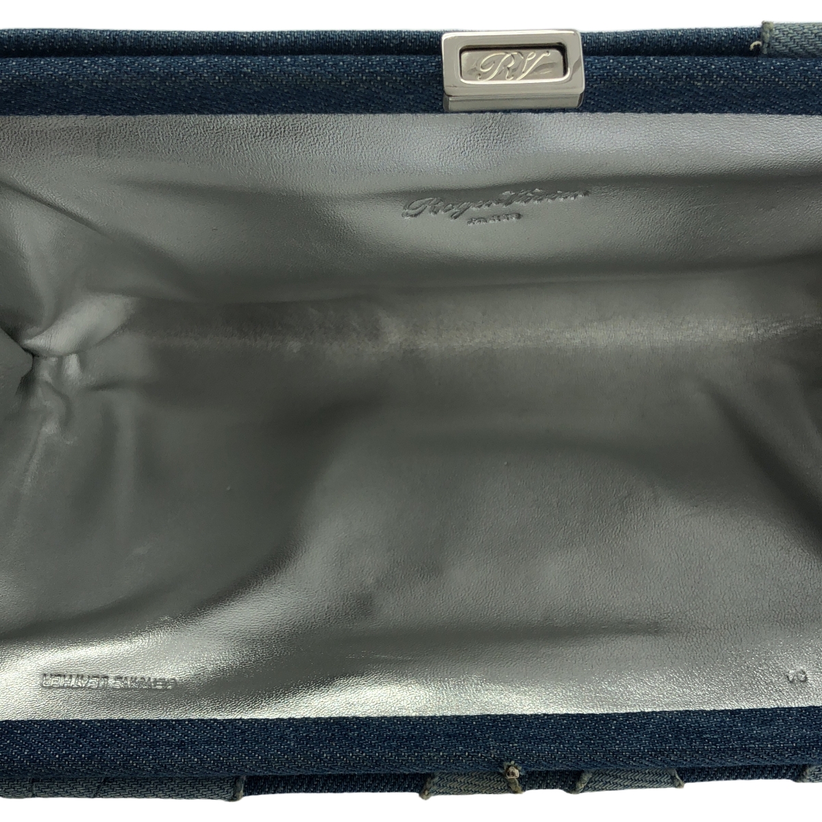 Roger Vivier / ロジェ・ヴィヴィエ フラワー デニム クラッチバッグ