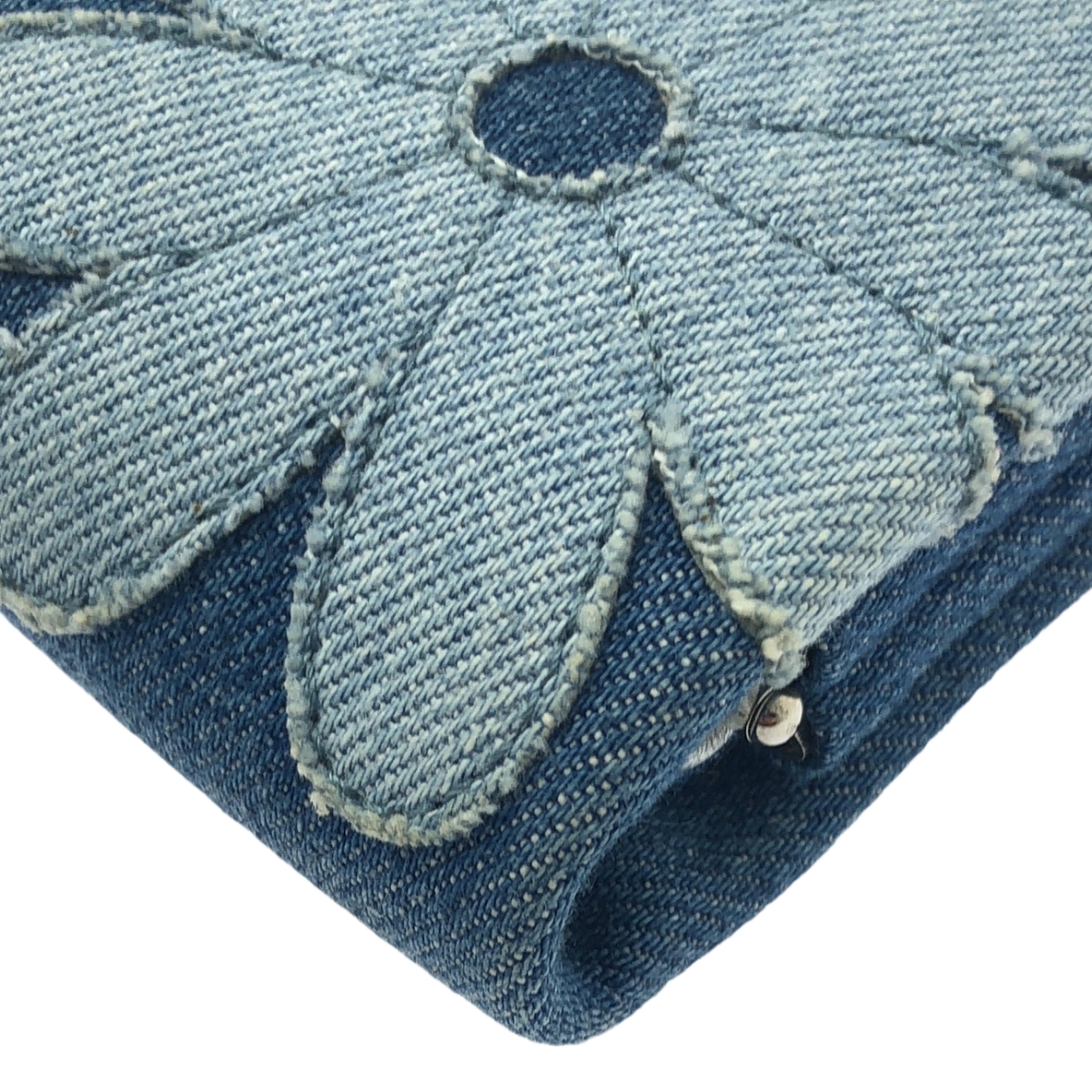 Roger Vivier / ロジェ・ヴィヴィエ フラワー デニム クラッチバッグ