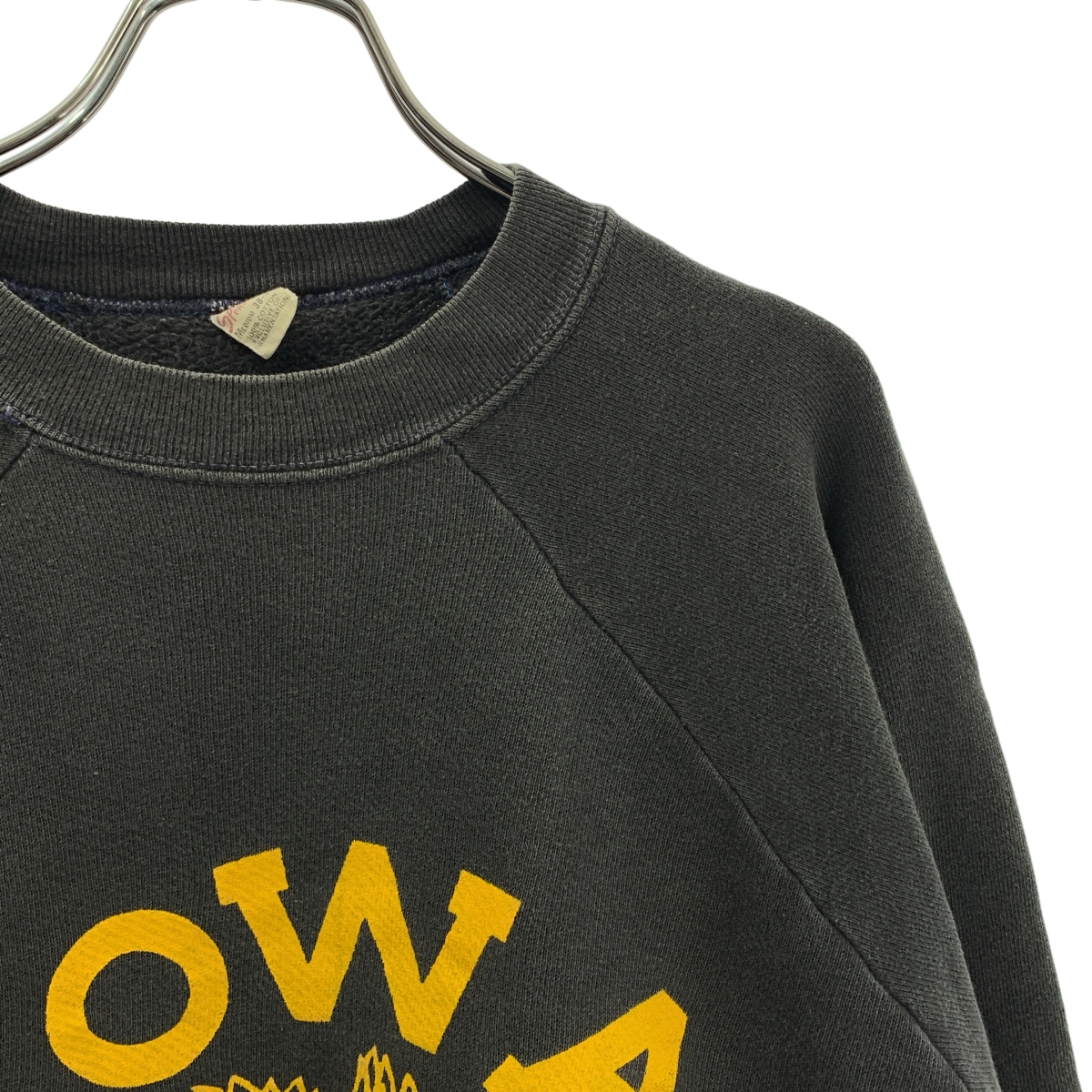 VINTAGE / ヴィンテージ古着 Springfoot PRODUCTS / IOWA ラグランスリーブ クルーネック プリントスウェット