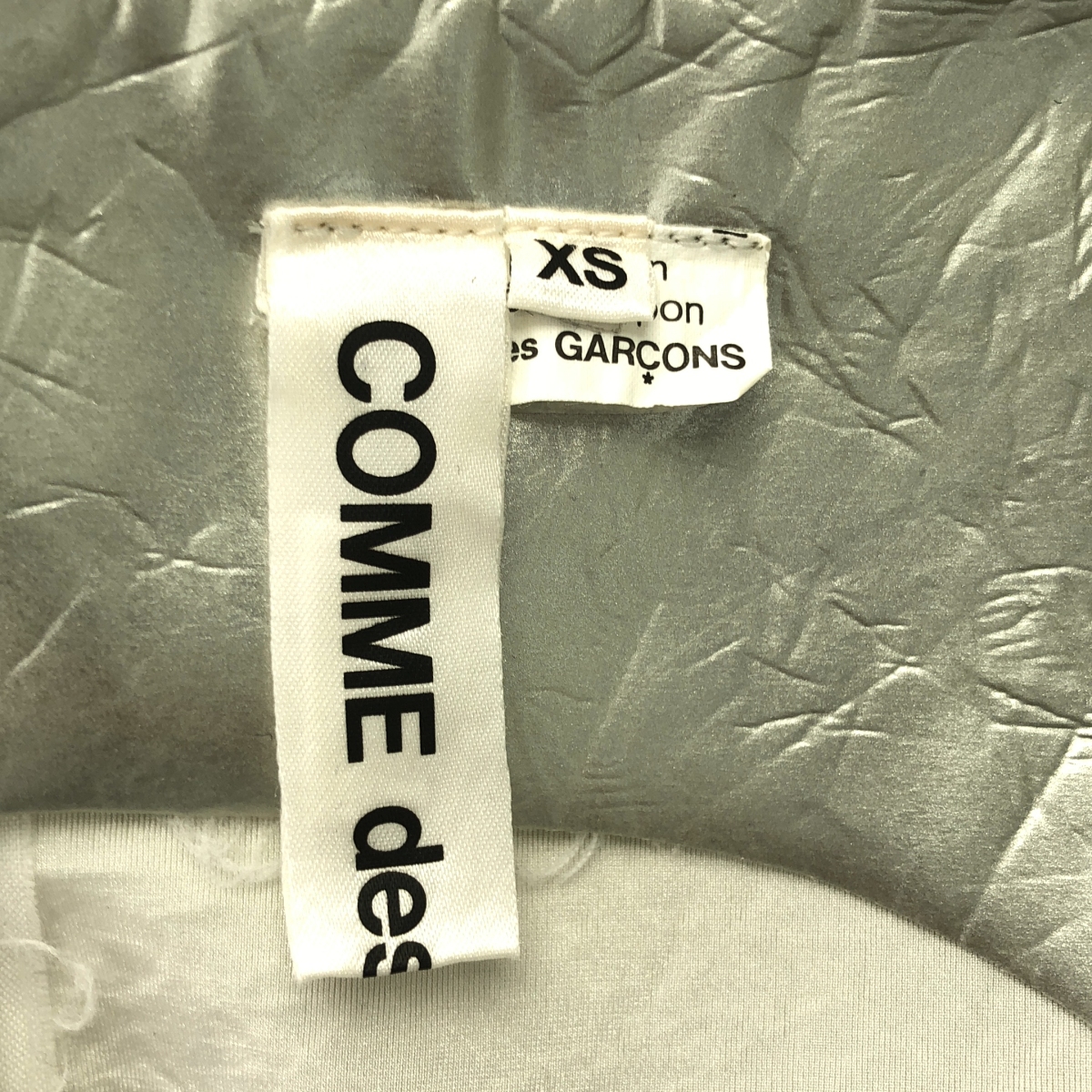 COMME des GARCONS / コムデギャルソン フェイクレザー バックジップ ドレス ワンピース