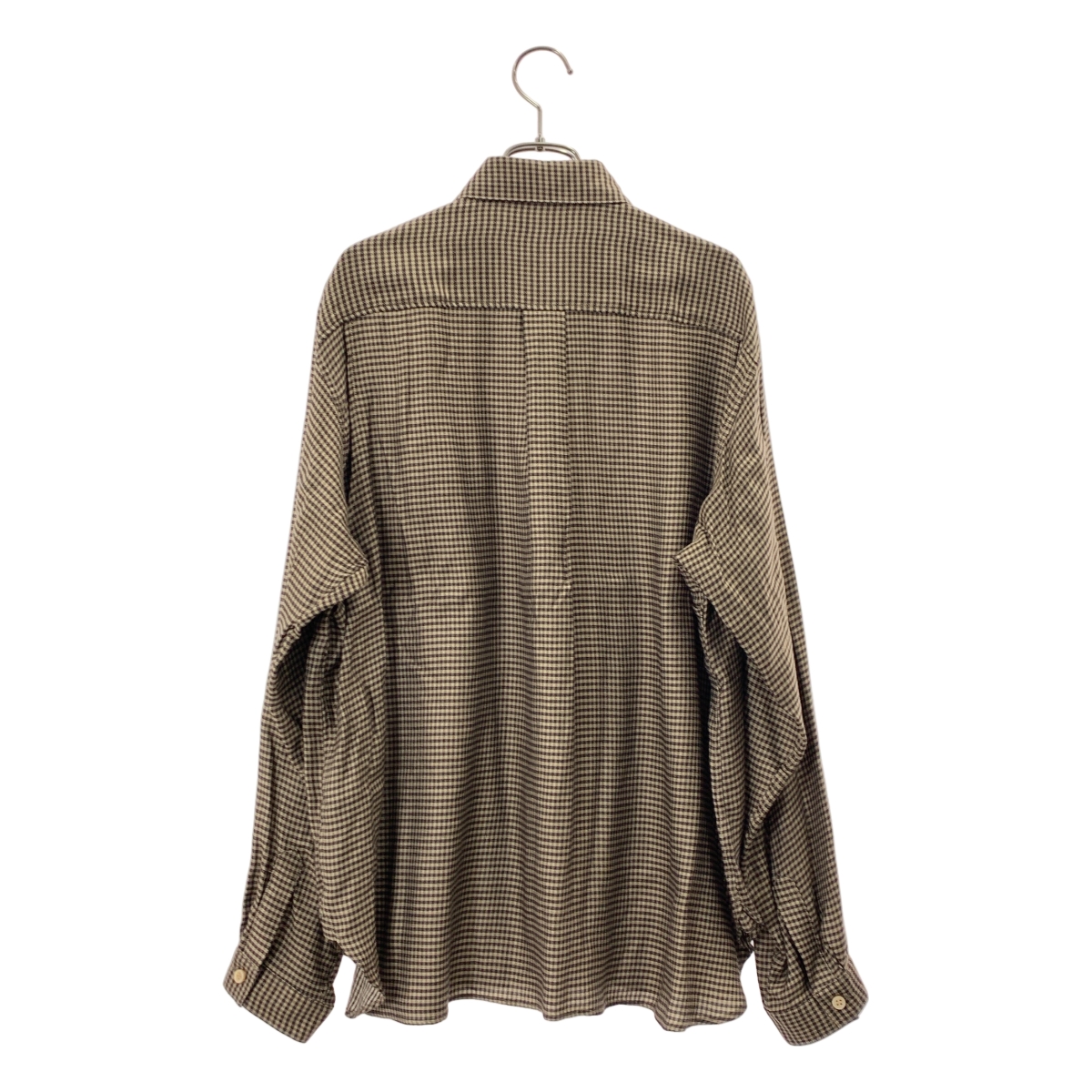 MATSUFUJI / マツフジ キュプラ チェック ユーティリティ シャツ