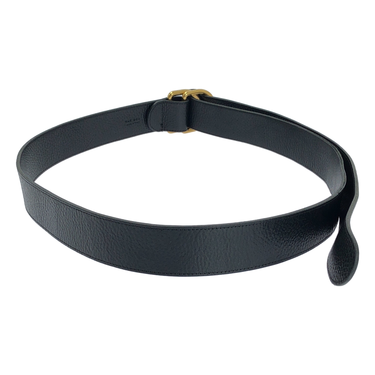 THE ROW / ザロウ ゴールドバックル レザー ベルト
