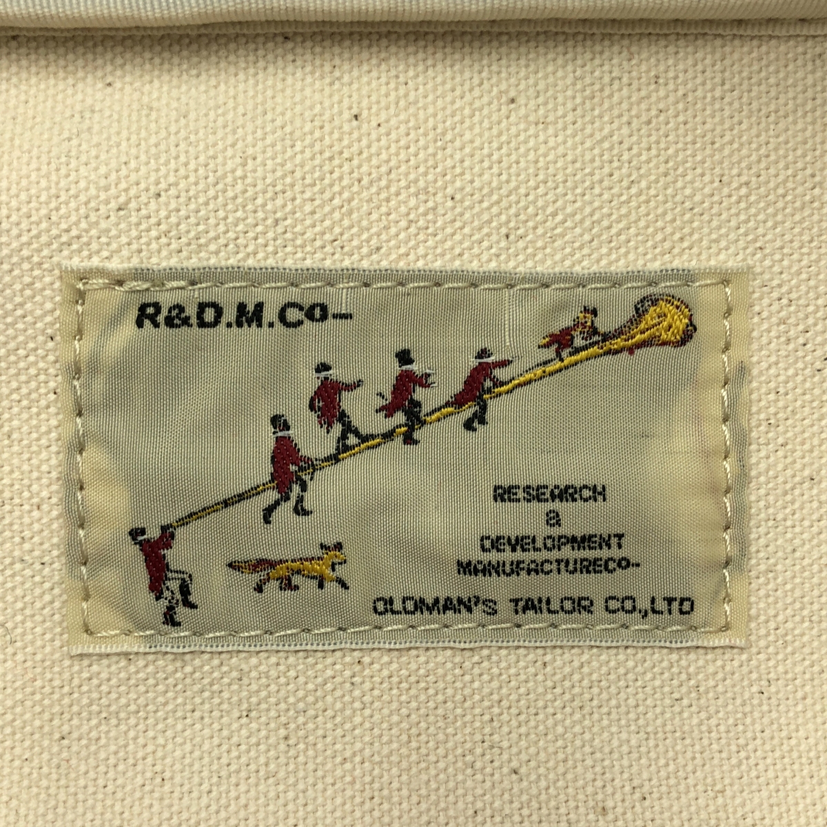 R&D.M.Co / オールドマンズテーラー WOOL TARTAN CHECK BOSTON BAG ウール タータンチェック ボストンバッグ ブローチ付き