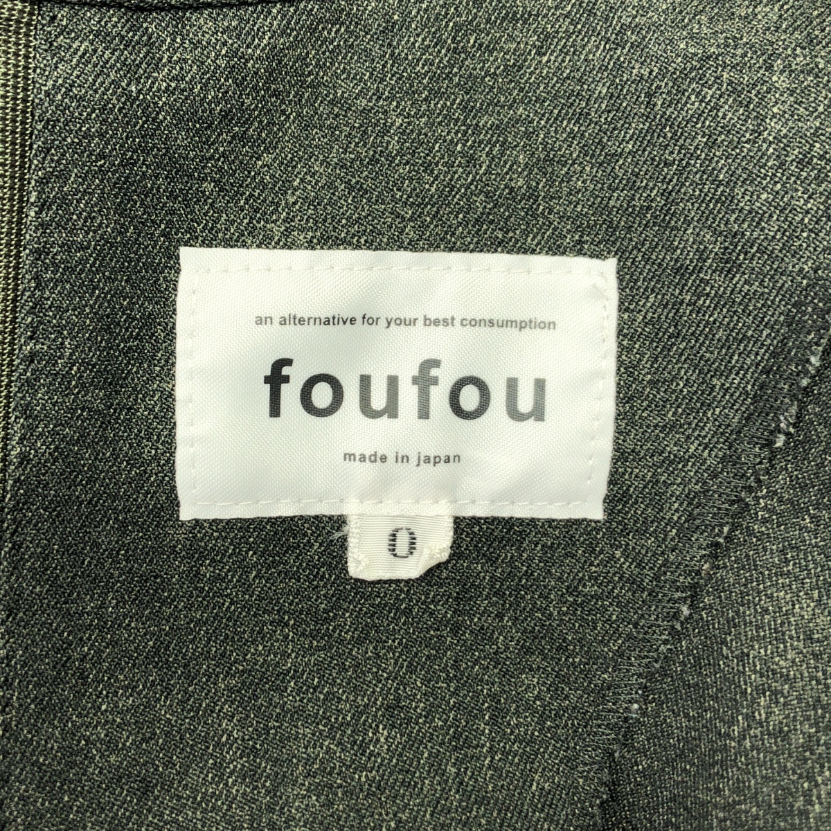 foufou / フーフー primitive shirts collar one piece プリミティブシャツカラーワンピース