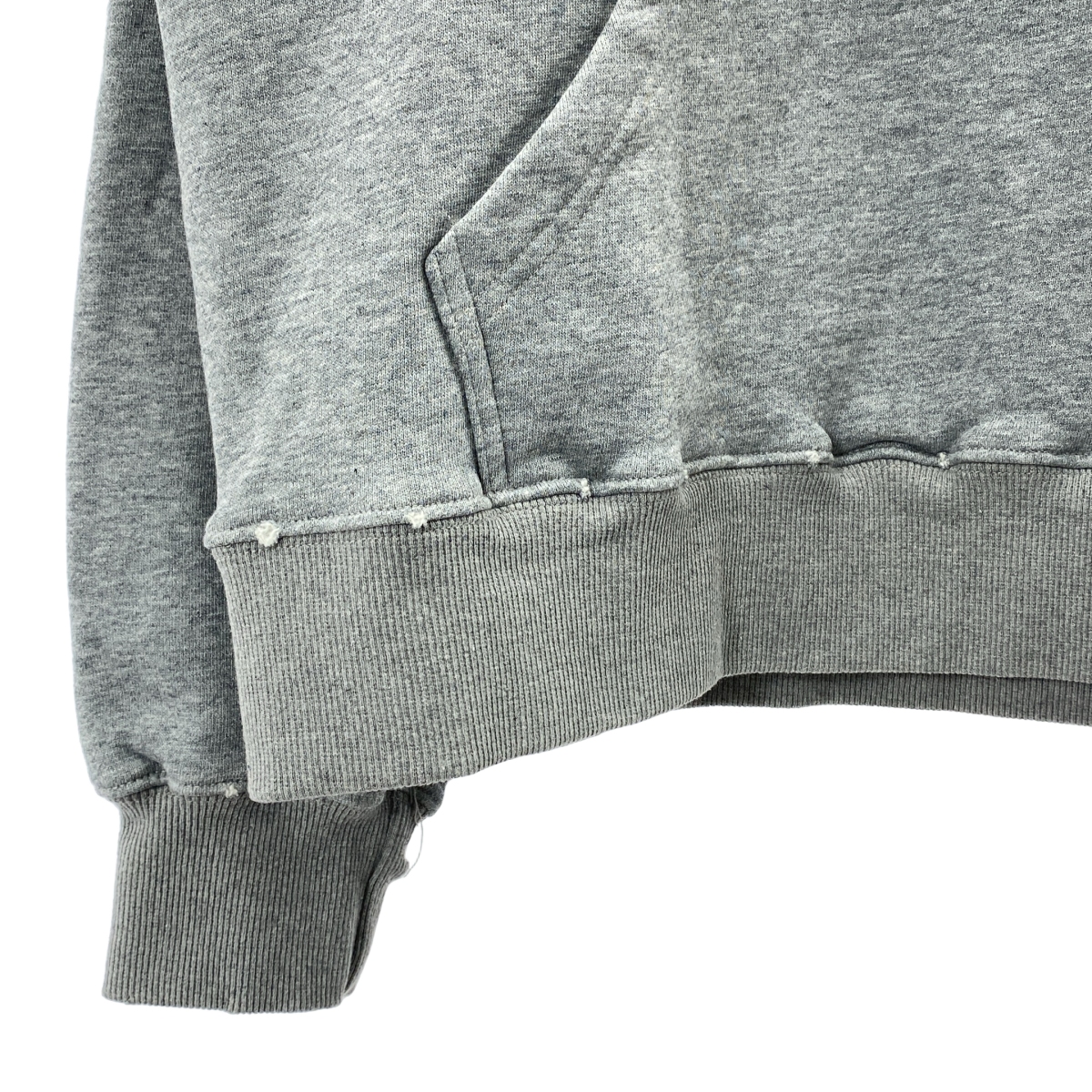 その他 ダメージ加工 両面プリント スウェット フーディ