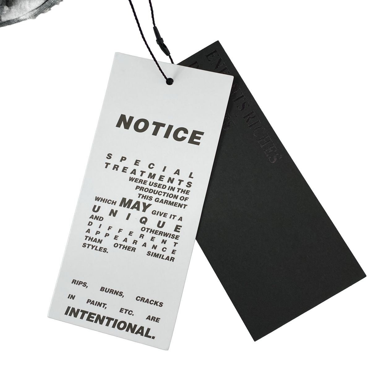 その他 ダメージ加工 両面プリント スウェット フーディ