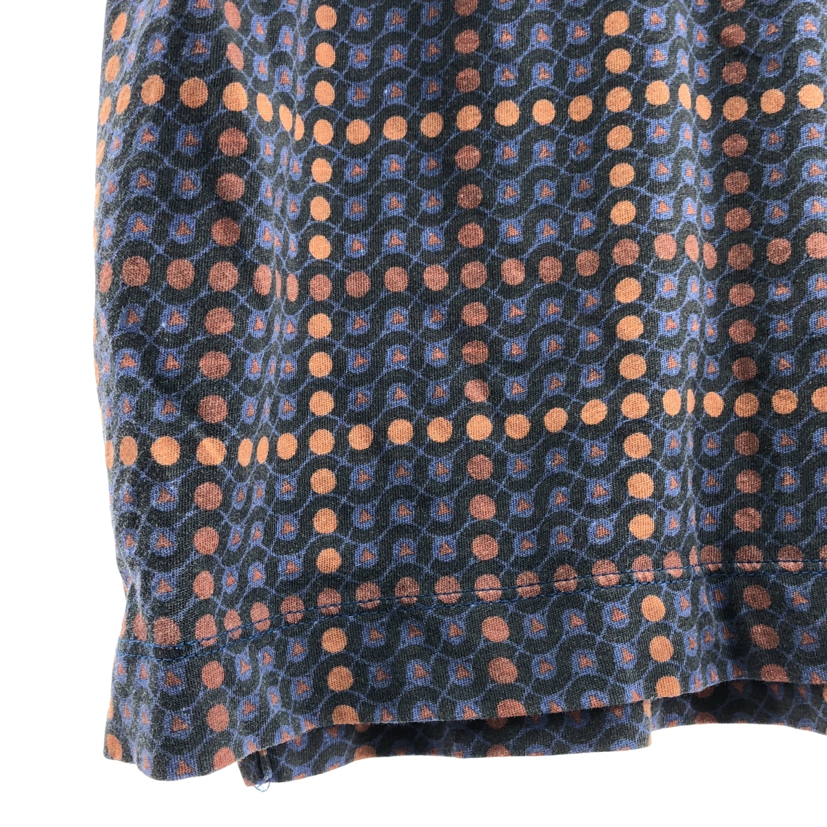 DRIES VAN NOTEN / ドリスヴァンノッテン 総柄 コットン スキッパー ポロシャツ