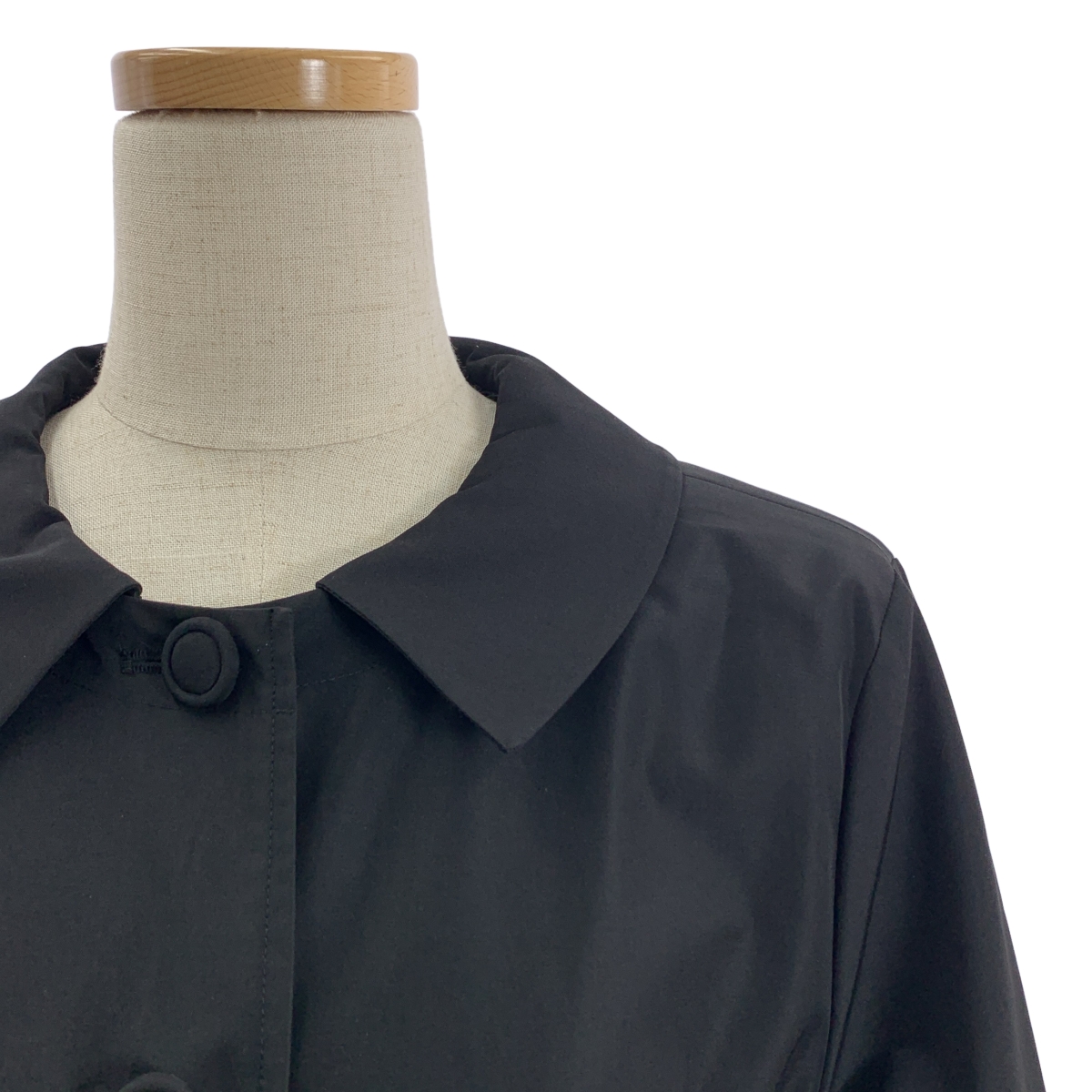 JENNE / ジェンヌ 付け襟 ハイウエストフレアコート / 総裏地