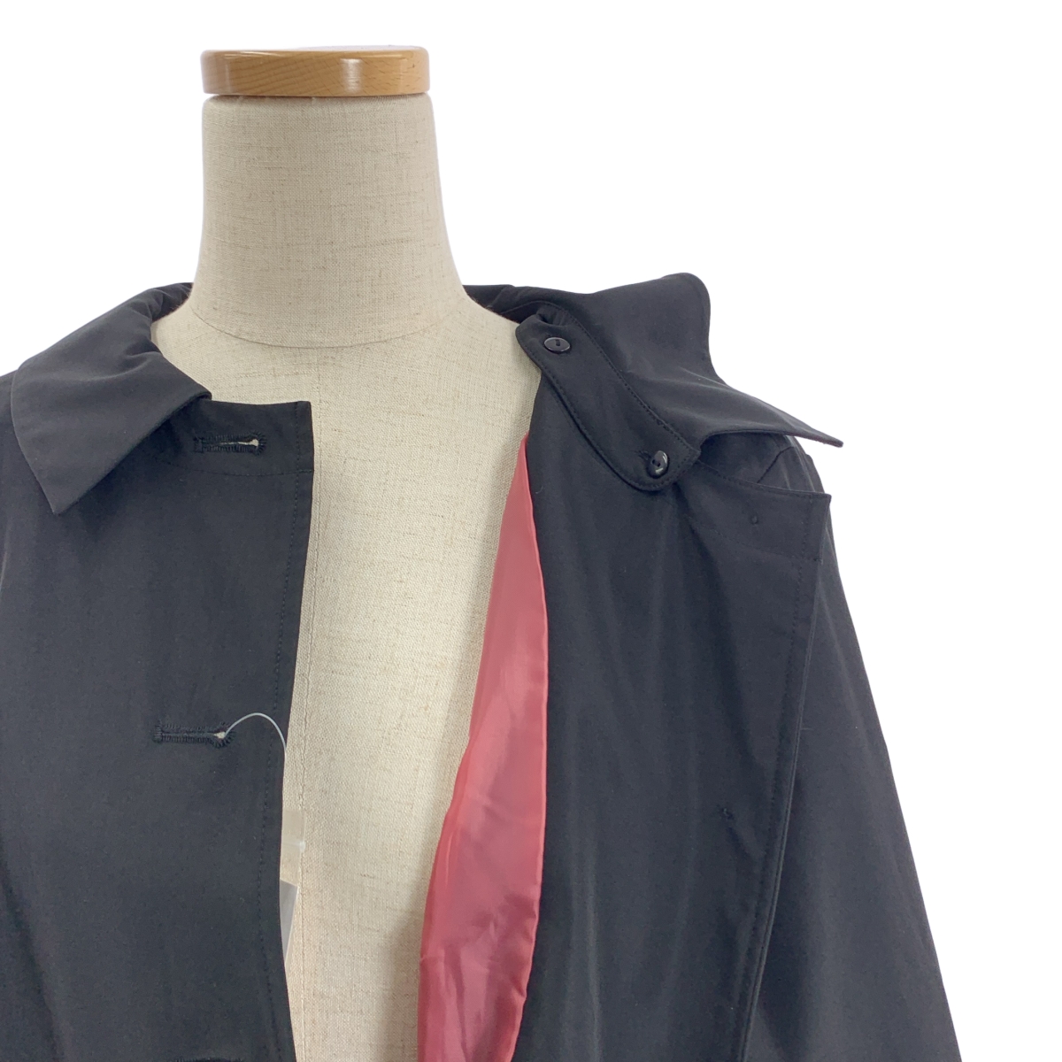 JENNE / ジェンヌ 付け襟 ハイウエストフレアコート / 総裏地