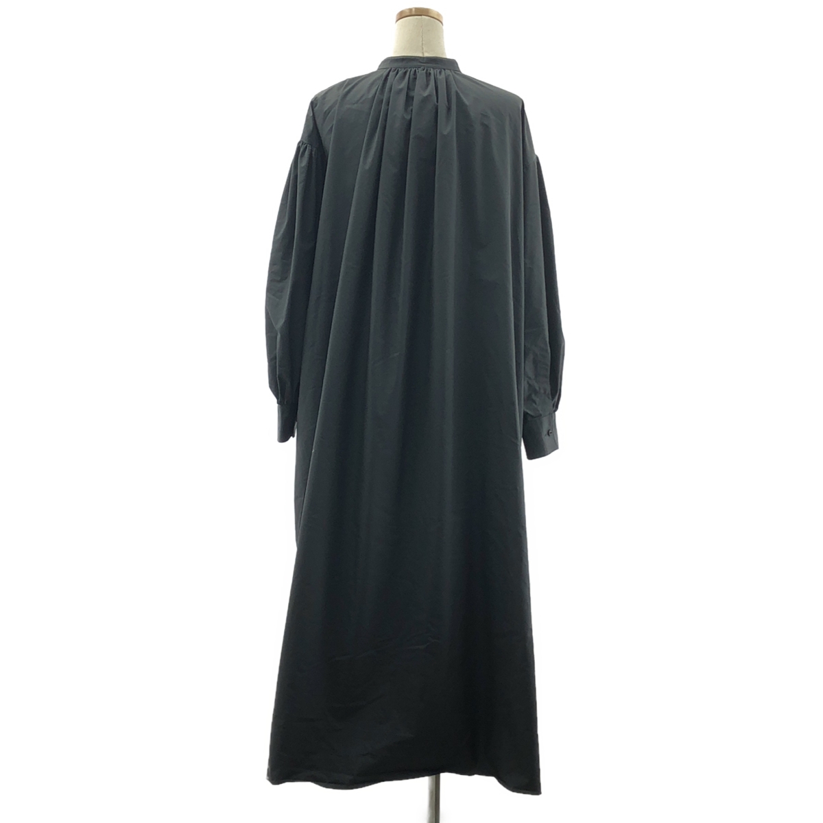 HYKE / ハイク T/C GATHERED DRESS ギャザー ドレス ワンピース