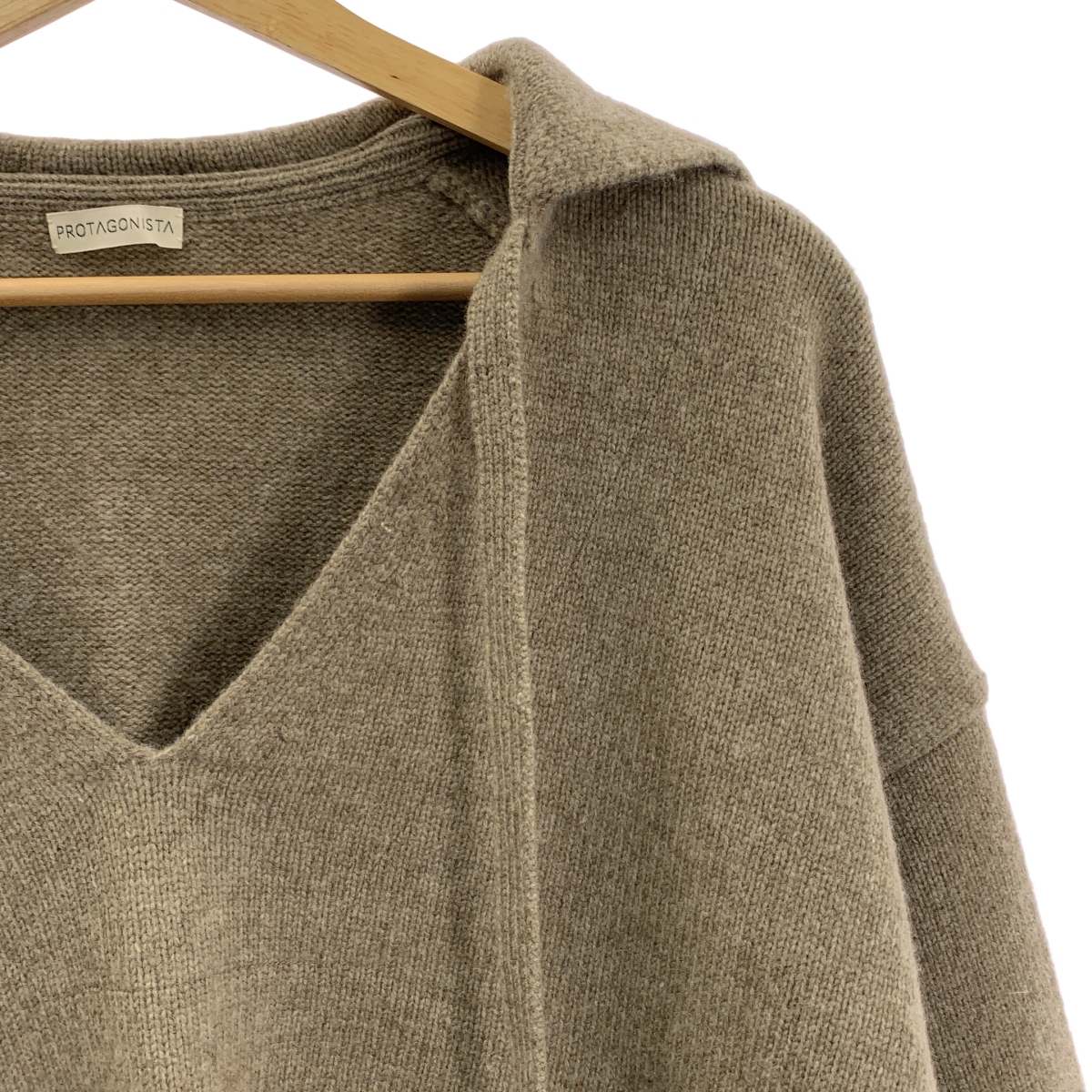 その他 ウール セーラーカラー ワイドスリーブ ニット セーター