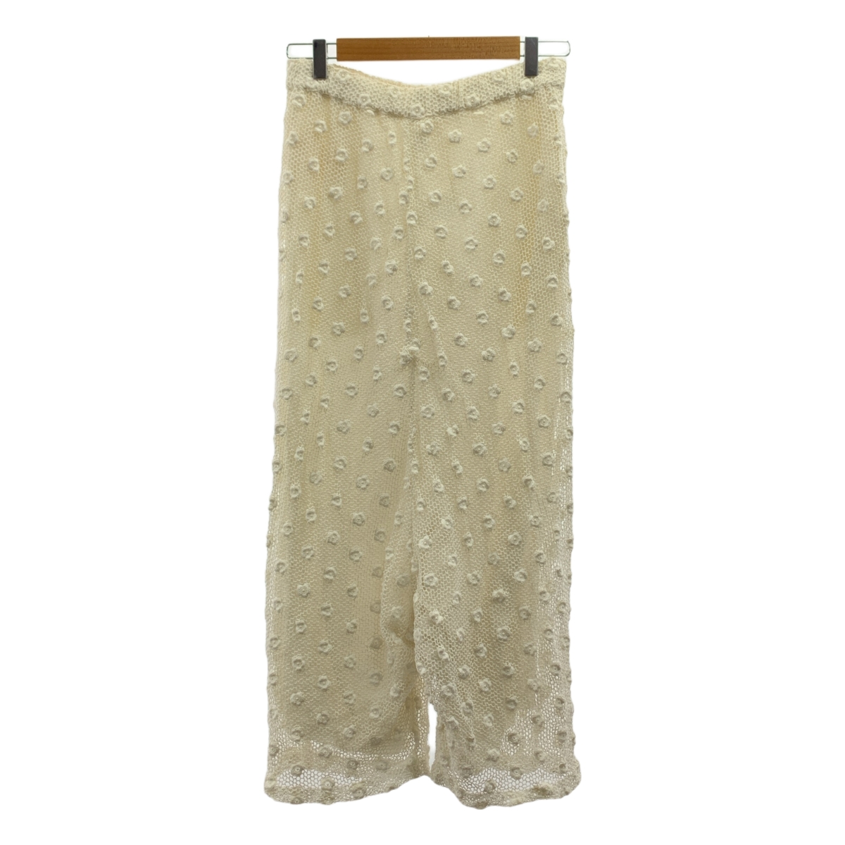 COMME des GARCONS COMME des GARCONS / コムコム フラワー刺しゅう かぎ編み サルエルパンツ