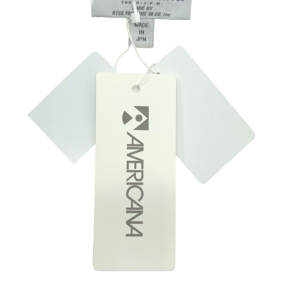 Americana / アメリカーナ 両面ロゴ サイドジップ カットソー ワンピース