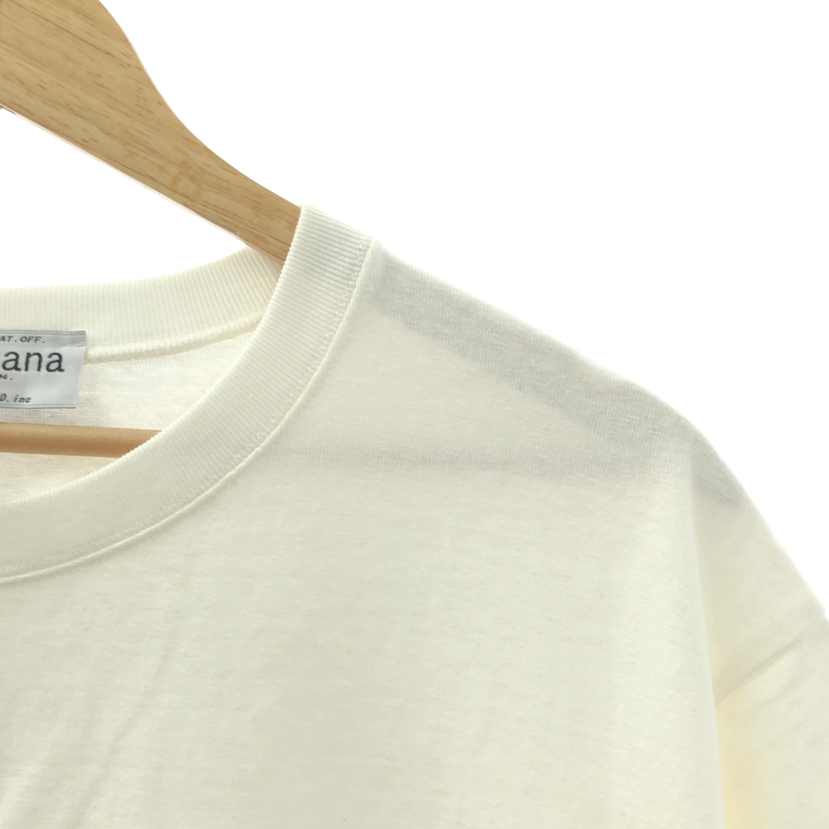 Americana / アメリカーナ 両面ロゴ サイドジップ カットソー ワンピース