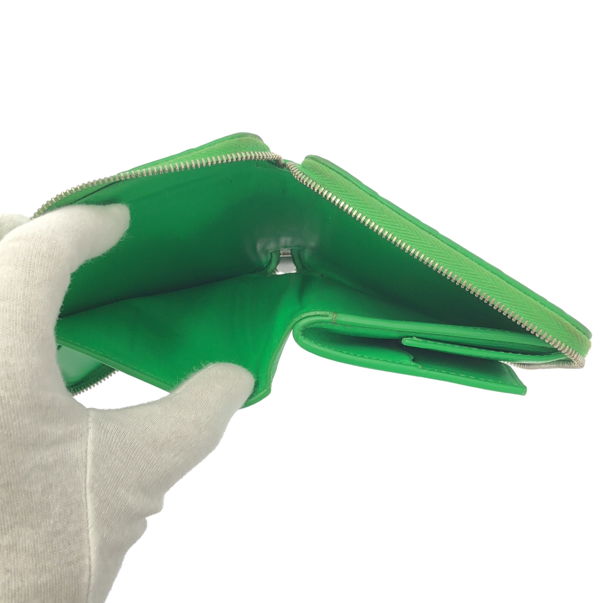 BOTTEGA VENETA / ボッテガヴェネタ イントレチャート ラウンドジップ ウォレット