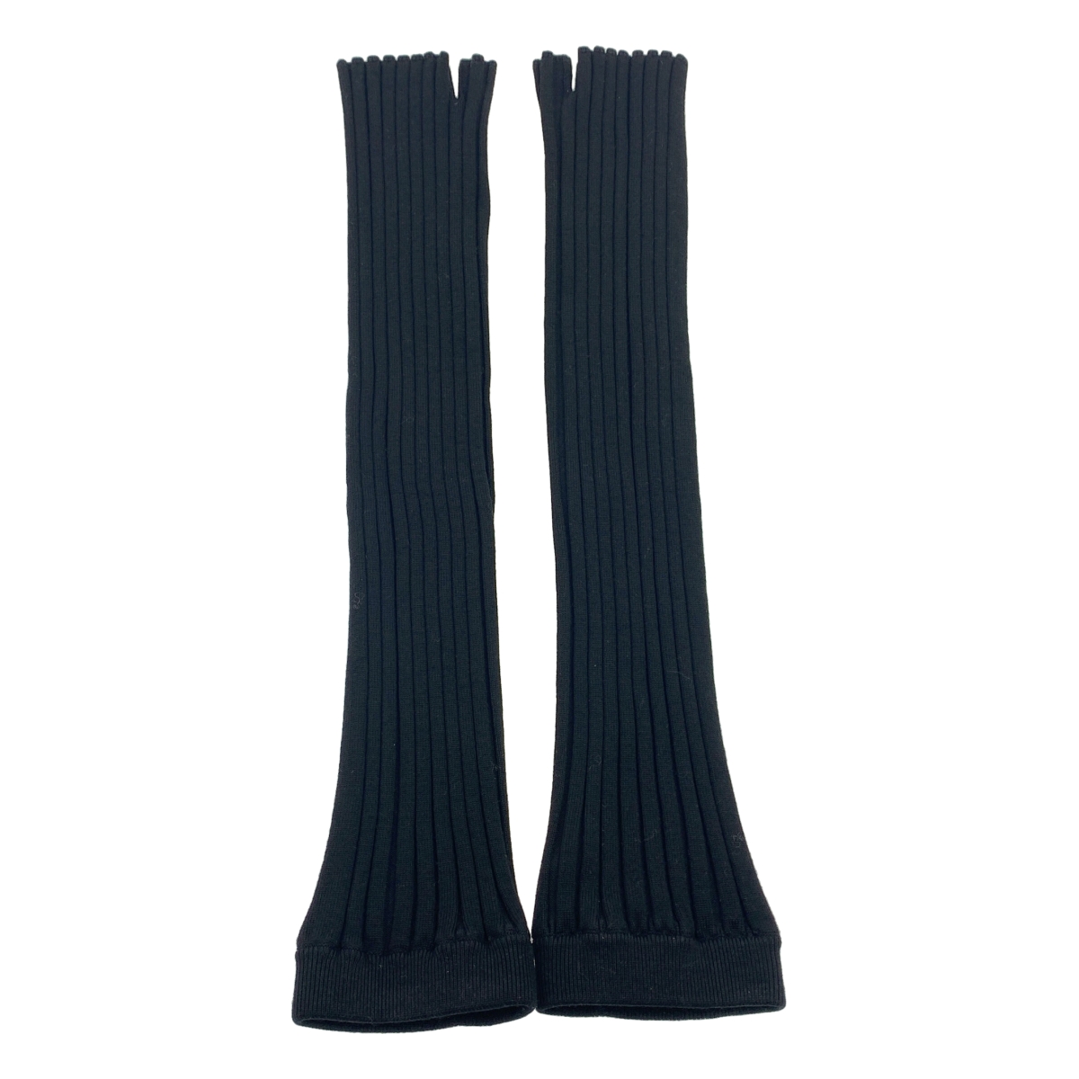 HYKE / ハイク リブ ニット ロング アームウォーマー