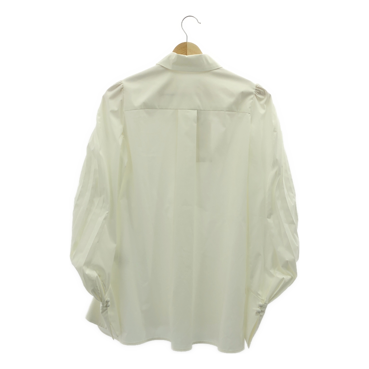 Mame Kurogouchi / マメクロゴウチ Curved Pleated Shirt カーブ プリーツ シャツ