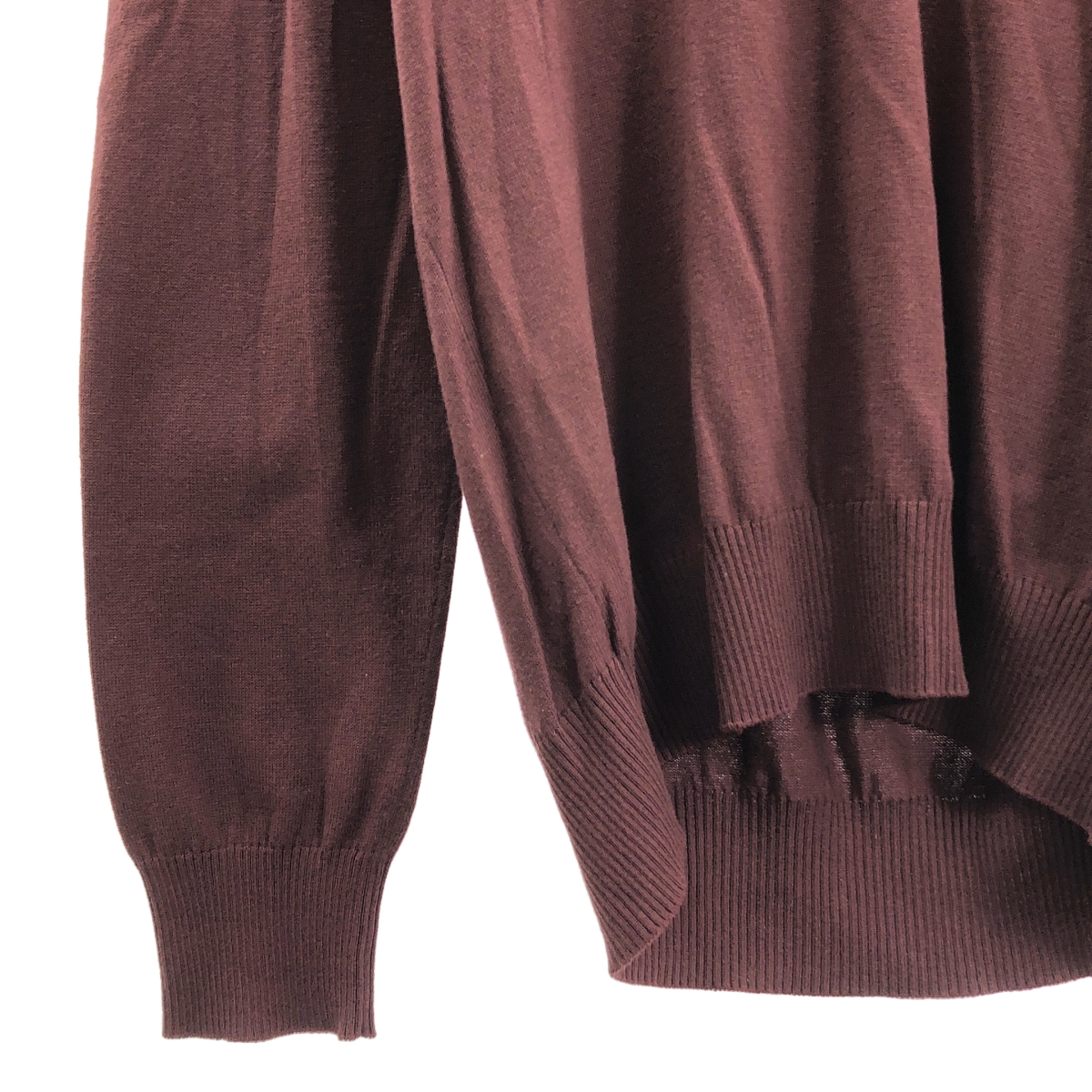 Maison Margiela / メゾンマルジェラ ウール Vネック エルボーパッチ ニット