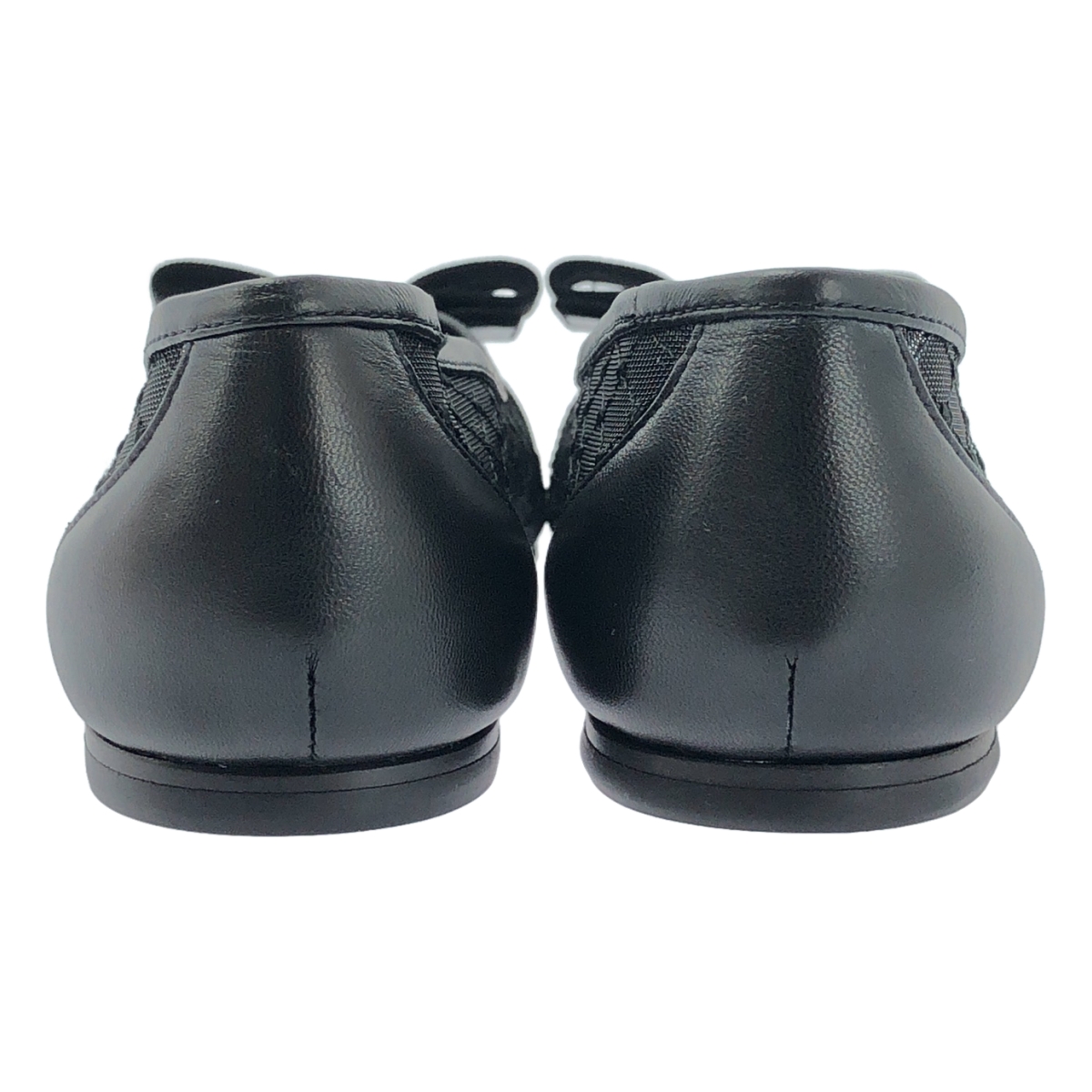 FERRAGAMO / フェラガモ VARINA / ロゴ リボン レース バレリーナシューズ