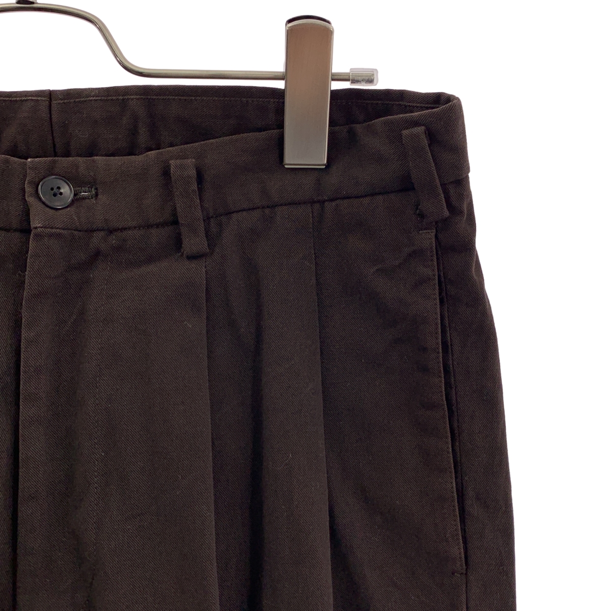 HEUGN / ユーゲン 2タック スラックス パンツ