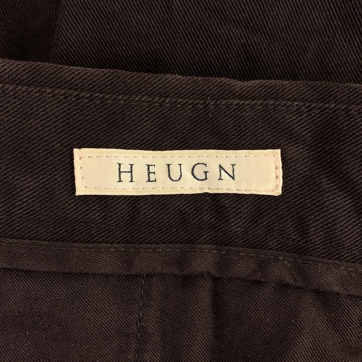 HEUGN / ユーゲン 2タック スラックス パンツ