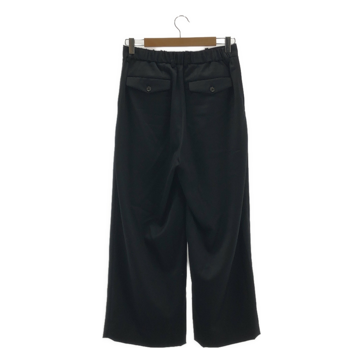MARKAWARE / マーカウェア CASHMERE SATIN TRIPLE PLEATED WIDE TROUSERS カシミヤ サテン トリプル プリーツ ワイドパンツ